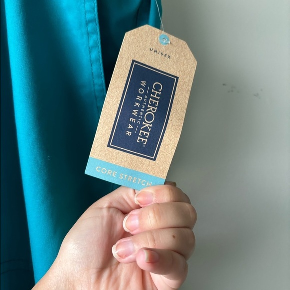 NWT Cherokee‎ blue scrub nursing pants size XL - Picture 4 of 7